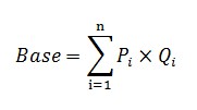 total market value of all constituents on the index base date